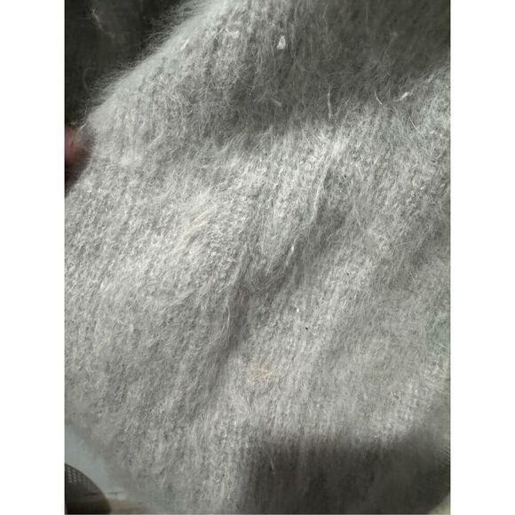 Rafique Angora Rabbit hair lambswool blend sweater button front S - Picture 9 of 10